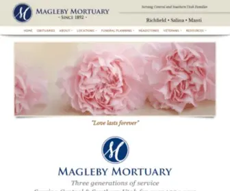 Maglebymortuary.com(Magleby Mortuary) Screenshot