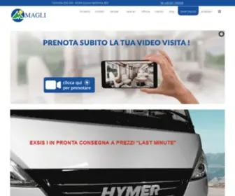 Maglicaravan.it(Vendita Camper Caravan Nuovi Usati migliori marche) Screenshot