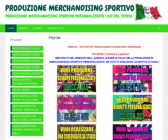 Magliesciarpe.com(PRODUZIONE MERCHANDISING SPORTIVO) Screenshot