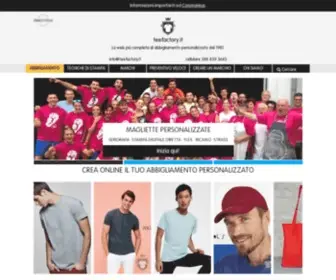 Magliette.com(Abbigliamento personalizzato Online) Screenshot
