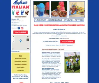 Maglione-Ices.com(Maglione's Italian Ices) Screenshot