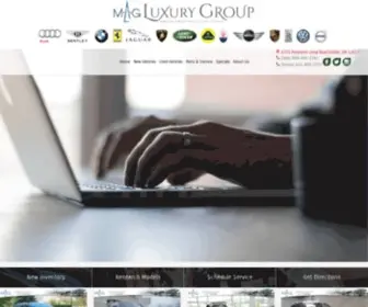 Magluxurygroup.com(Columbus OH Porsche) Screenshot