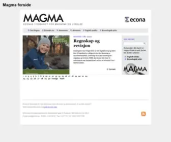 Magma.no(Forside Magma) Screenshot