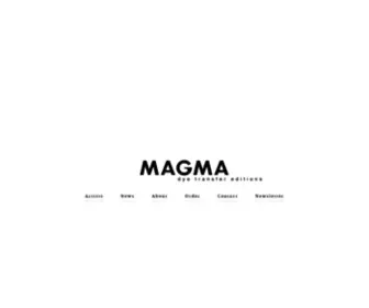 Magmaeditions.com(MAGMA dye transfer editions) Screenshot