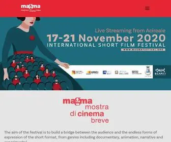 Magmafestival.org(Mostra di cinema breve) Screenshot