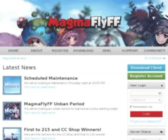 Magmaflyff.com(News) Screenshot