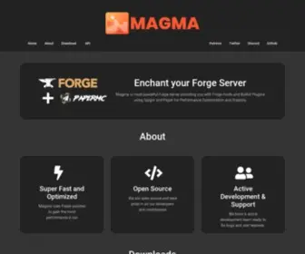 Magmafoundation.org(Magma foundation) Screenshot