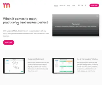 Magmamath.com(Magma Math) Screenshot