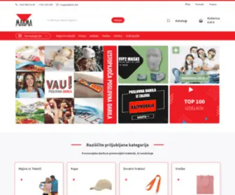 Magmaposlovnadarila.si(Pisarniški material) Screenshot