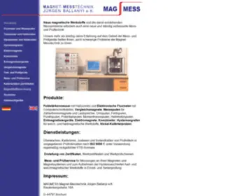 Magmess-Ballanyi.de(MAGMESS Magnet) Screenshot