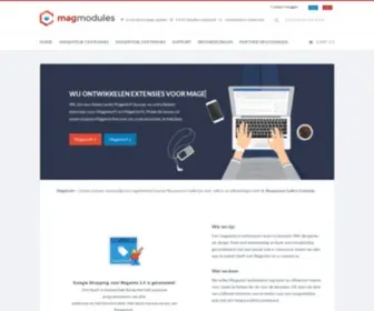 Magmodules.nl(Haal meer uit Magento 2 met onze extensies) Screenshot