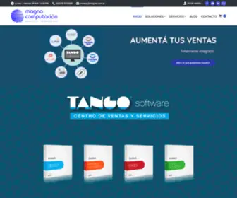 Magna.com.ar(Magna Computación) Screenshot