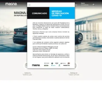 Magna.com.do(Magna Motors) Screenshot