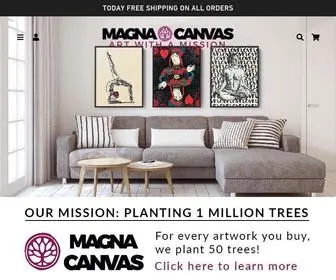 Magnacanvas.com(Magna Canvas Art Prints) Screenshot