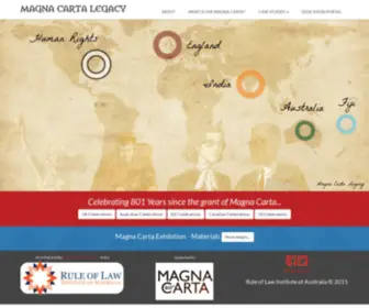 Magnacartalegacy.org(Magna Carta Legacy) Screenshot