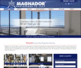 Magnador.co.za(Security Gates & Burglar Proofing across South Africa) Screenshot