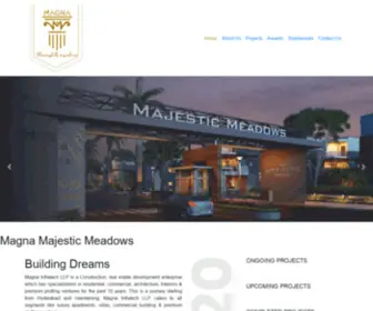 Magnainfratech.com(Magna Infratech) Screenshot