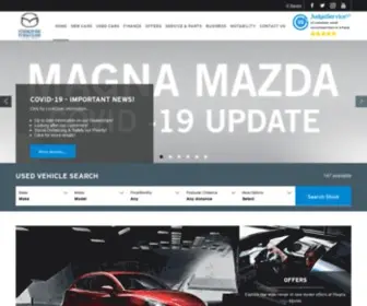 Magnamazda.co.uk Screenshot