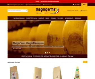 Magnaparma.com(Vendita prodotti tipici di Parma e specialità italiane) Screenshot