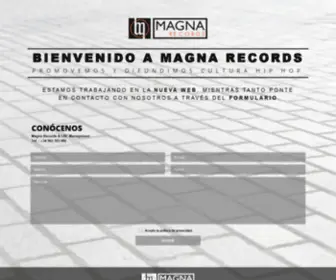 Magnarecords.com(Magna Records) Screenshot