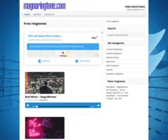Magnaringtone.com(Free ringtones) Screenshot