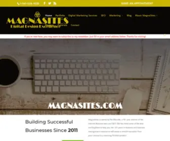 Magnasites.com(Digital Marketing) Screenshot