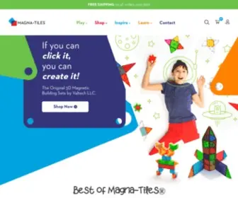 Magnatiles.com(Magna-Tiles®) Screenshot