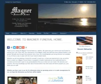 Magnerfuneralhome.com(Magner Funeral Home) Screenshot