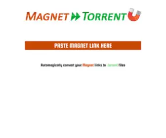 Magnet2Torrent.com(Nginx) Screenshot