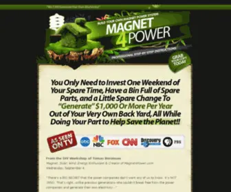 Magnet4Power.com(Magnetic Power Generato) Screenshot