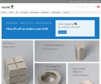 Magnet4US.com(Neodymium magnet) Screenshot