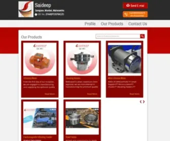 Magnetequipments.com(Manufacturer of Pneumatic Vibrators & Magnetic Separator from Mumbai) Screenshot