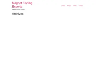 Magnetfishingexperts.com(Magnet Fishing Experts) Screenshot