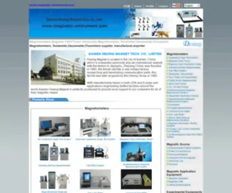 Magnetic-Instrument.com(Magnetometers) Screenshot