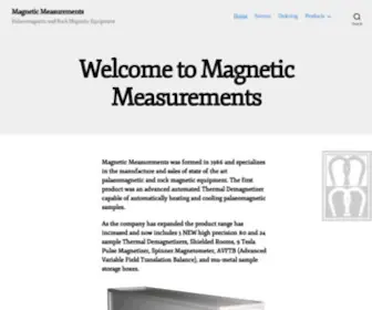 Magnetic-Measurements.com(Palaeomagnetic and Rock Magnetic Equipment) Screenshot