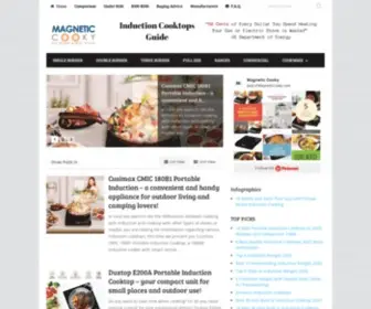 Magneticcooky.com(Here you'll find the best resources to consult when you decide to buy an induction cooktop) Screenshot