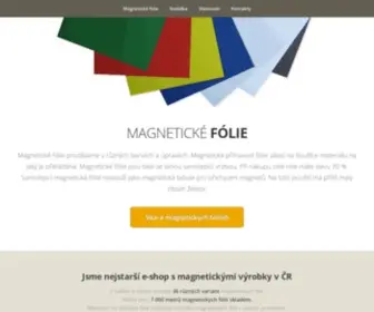 Magneticke-Folie.cz(Magnetické) Screenshot