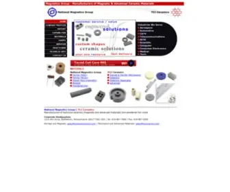 Magneticsgroup.com(National Magnetics Group) Screenshot