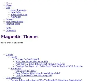 Magnetictheme.com(Magnetic Theme) Screenshot