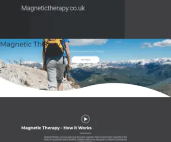 Magnetictherapy.co.uk(The Company) Screenshot