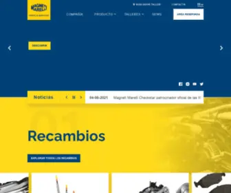 Magnetimarelli-Aftermarket.es(Magneti Marelli Parts & Services) Screenshot