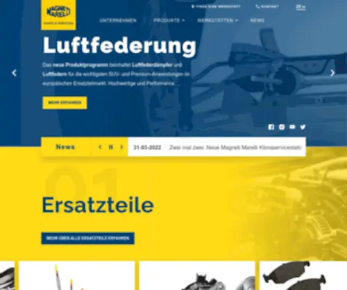 Magnetimarelli-Parts-AND-Services.de(Magnetimarelli Parts AND Services) Screenshot