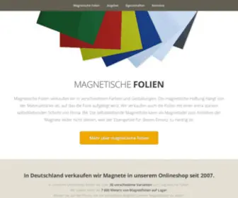 Magnetische-Folien.eu(Magnetische Folien) Screenshot