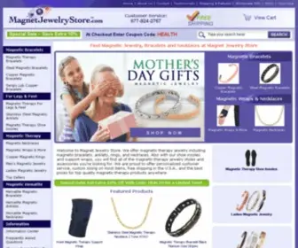 MagnetjewelryStore.com(Magnetic Bracelets & Magnetic Jewelry) Screenshot