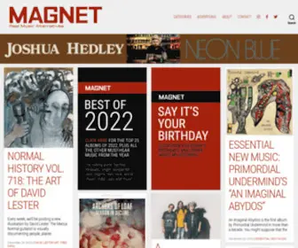 Magnetmagazine.com(Magnet Magazine) Screenshot