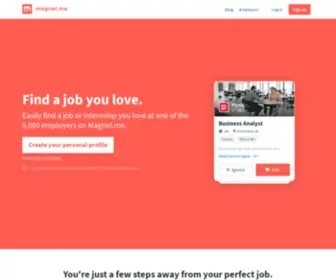 Magnet.me(Find a job or internship you love) Screenshot