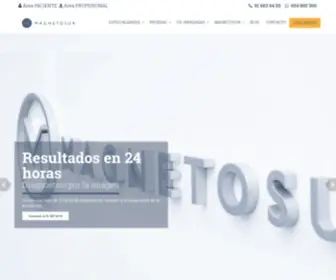Magnetosur.com(Tu centro médico de confianza en el sur de Madrid) Screenshot
