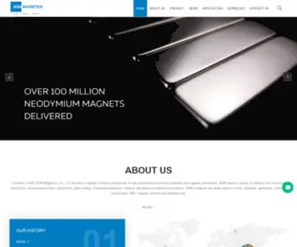 Magnetschina.com(SDM Magnetics) Screenshot