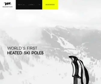 Magnetude.ca(Magnetude ski poles are the world's first heated ski poles ever made. The newly developed Lead grip) Screenshot