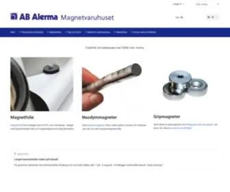 Magnetvaruhuset.se(Experten på magneter) Screenshot